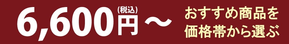 おすすめ商品を価格帯から選ぶ　6,600円～