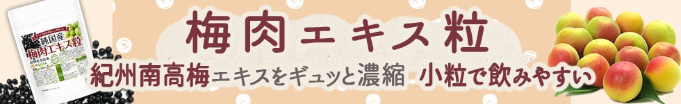 梅肉エキス粒