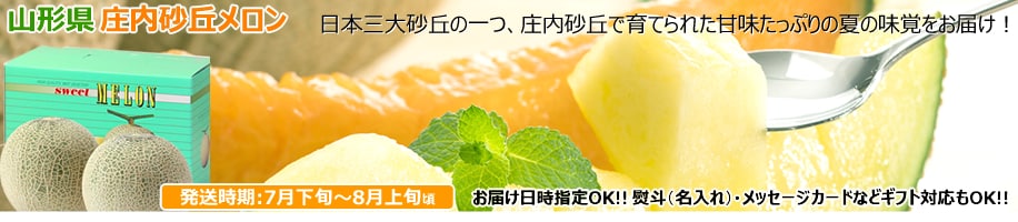 山形県産 庄内砂丘メロン